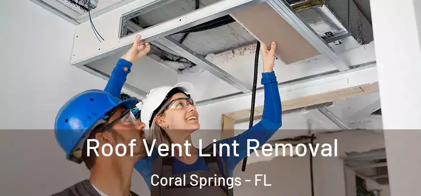 Roof Vent Lint Removal Coral Springs - FL